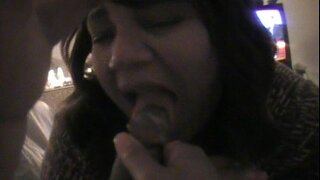 BBW Betty Lambendo e mamar o meu cum