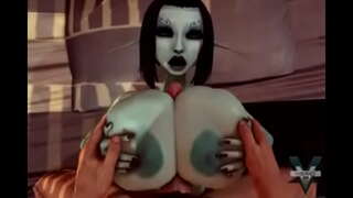 Titty fuck Soria an Sperma an de Mond