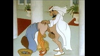 קאַרטון פּאַראַד - אין האַרעם דער שטן איז געגאנגען אויף 