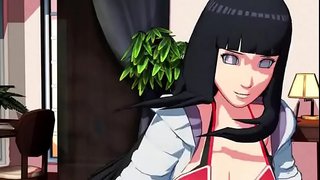 Hinata ເຕັ້ນລໍາ MMD ໓D SDM naruto