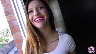 Espainiako Babes Itzulerako Boobs POV Sex