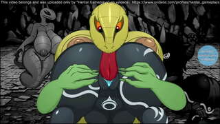 Démon dívka dostane zadek v prdeli Hadi PORNO HRY